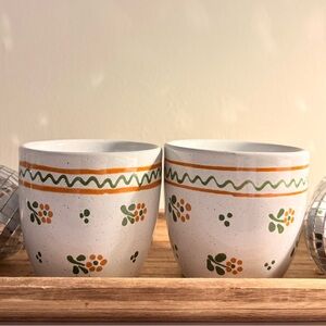 Vintage William Sonoma Hungary Egg Custard Cups set of 2